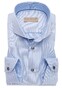 John Miller Button Contrast Mouwlengte 7 Overhemd Licht Blauw