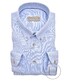 John Miller Button Down Linen Cotton Melange Shirt Light Blue