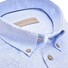 John Miller Button Down Linen Cotton Melange Shirt Light Blue