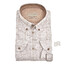 John Miller Canvas Design Check Button-down Tailored Shirt Light Sand