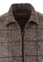 John Miller Check Zipper Overshirt Mid Brown