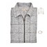 John Miller Check Zipper Overshirt Mid Grey