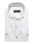 John Miller Contrasting Buttons Schiller Tailored Fit Shirt White