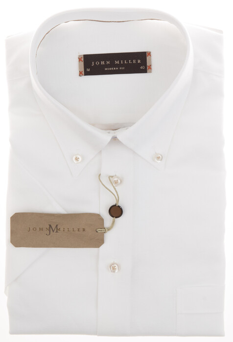 John Miller Cotton-Linen Mix Shirt White