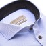 John Miller Cross Pattern Contrast Cutaway Tailored Fit Overhemd Licht Blauw