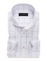 John Miller Cutaway Large Fine Check Shirt White