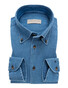 John Miller Denim Look Button-Down Tailored Fit Shirt Dark Evening Blue