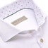 John Miller Dot Contrast Collar Tailored Fit Shirt White