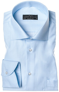 John Miller Dress-Shirt Two-Ply Overhemd Licht Blauw