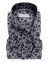 John Miller Fashion Style Flower Overhemd Midden Grijs