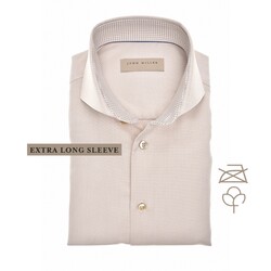 John Miller Faux Uni Texture Extra Long Sleeve Shirt Sandy