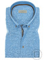 John Miller Fine Contrasted Linen Mix Overhemd Midden Blauw