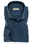 John Miller Fine Cotton Small Contrasted Overhemd Donker Blauw