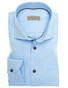 John Miller Fine Cotton Small Contrasted Overhemd Licht Blauw