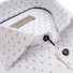 John Miller Fine Dotted Stripe Contrast Overhemd Midden Bruin