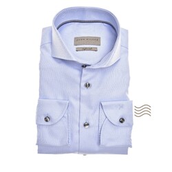 John Miller Fine Weave Cutaway Tailored Fit Shirt Light Blue