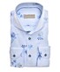John Miller Floral Cutaway Subtle Paisley Shirt Mid Blue