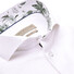 John Miller Flower Contrast Cutaway Tailored Overhemd Wit