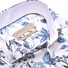 John Miller Flower Cutaway Tailored Overhemd Blauw
