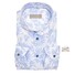John Miller Flower Non Iron Tailored Fit Shirt Light Blue