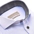 John Miller Herringbone Check Contrast Cutaway Tailored Fit Overhemd Licht Blauw