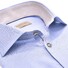 John Miller Hexagonal Collar Slim Fit Longer Sleeve Shirt Light Blue