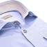 John Miller Hexagonal Collar Slim Fit Overhemd Licht Blauw
