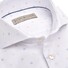 John Miller Hollow Dot Cutaway Long Sleeve Tailored Fit Overhemd Wit