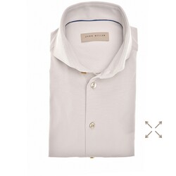 John Miller Hyperstretch Performance Shirt Overhemd Licht Grijs