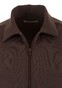 John Miller Hyperstretch Zipper Overshirt Dark Brown Melange