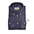 John Miller Linen Button-Down Tailored Fit Overhemd Donker Blauw