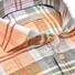 John Miller Linen Check Cutaway Slim Fit Overhemd Midden Groen