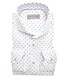 John Miller Linen Cotton Cutaway Dot Shirt White