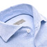 John Miller Linen Weave Slim Fit Schiller Collar Overhemd Licht Blauw