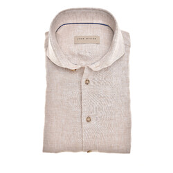 John Miller Luxury Linen Overhemd Zand