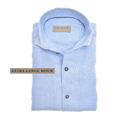 John Miller Luxury Linen Shirt Light Blue