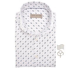 John Miller Mini Paisley Fantasy Shirt White