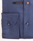 John Miller Navy Plain Check Collar Overhemd