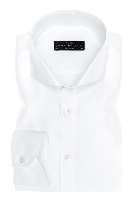 John Miller Non-Iron Basic Cutaway Shirt White