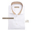 John Miller Non-Iron Fine-Structure Collar Contrast Shirt White