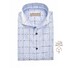 John Miller Non-Iron Supreme Check Overhemd Licht Blauw