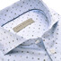 John Miller Plain Weave Dot Tailored Fit Overhemd Licht Blauw