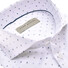 John Miller Plain Weave Dot Tailored Fit Overhemd Wit