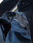 John Miller Shiny Dark Plain Overhemd Donker Blauw