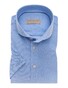John Miller Short Sleeve Cutaway Overhemd Midden Blauw