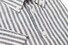 John Miller Short Sleeve Soft Stripe Button-Down Tailored Overhemd Donker Blauw