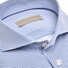 John Miller Slim Dotted Cutaway Stretch Overhemd Midden Blauw