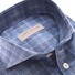 John Miller Slim Thread Check Overhemd Donker Blauw