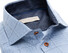 John Miller Slub Yarn Check Overhemd Midden Blauw