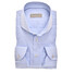 John Miller Small Check Cutaway Long Sleeve Tailored Fit Shirt Light Blue